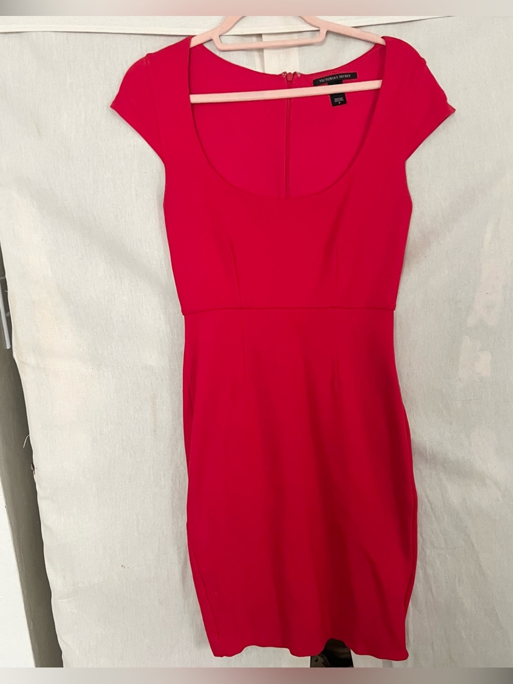 Victorias Secret Red Bodycon Midi Dress Size 6